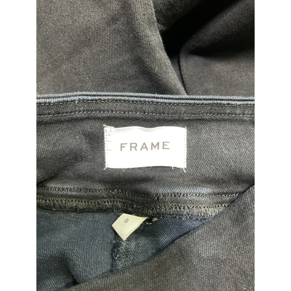 Frame 'The Jetset' Black Crop Mini Boot Size 0 - image 4